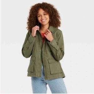 NWT Universal Thread Anorak Jacket 100% Cotton Size Small